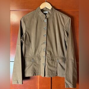 Chico's Brown Utility Jacket Size Medium